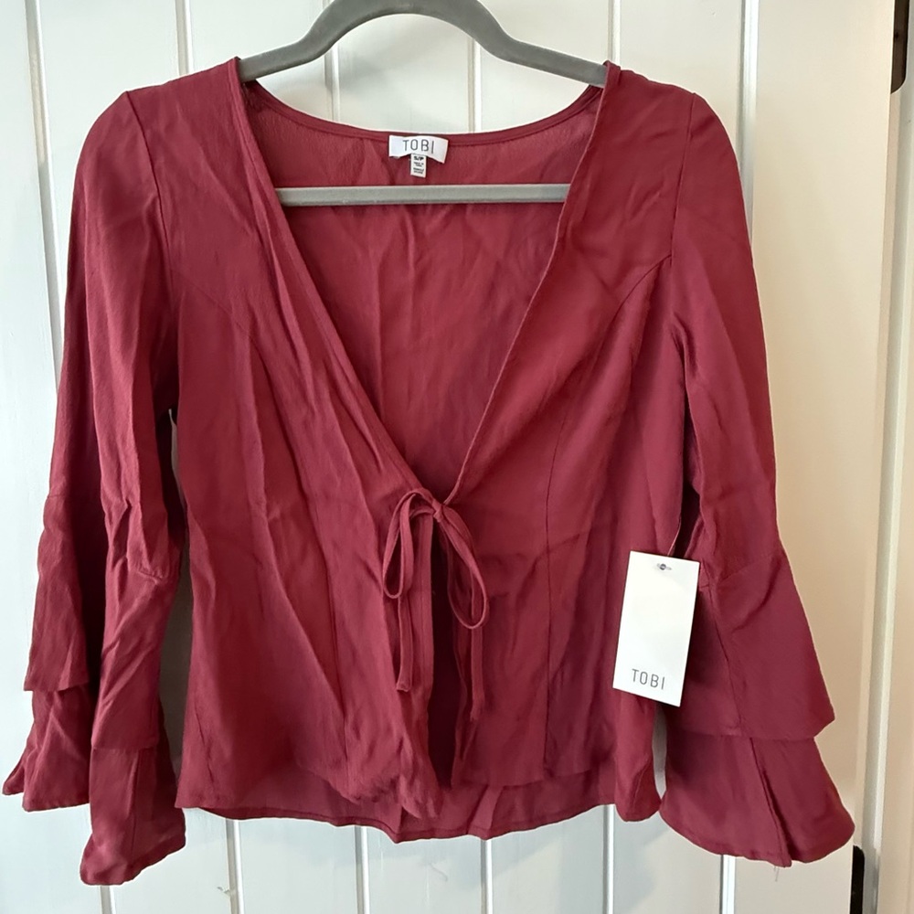 Tobi Tie-Front Top